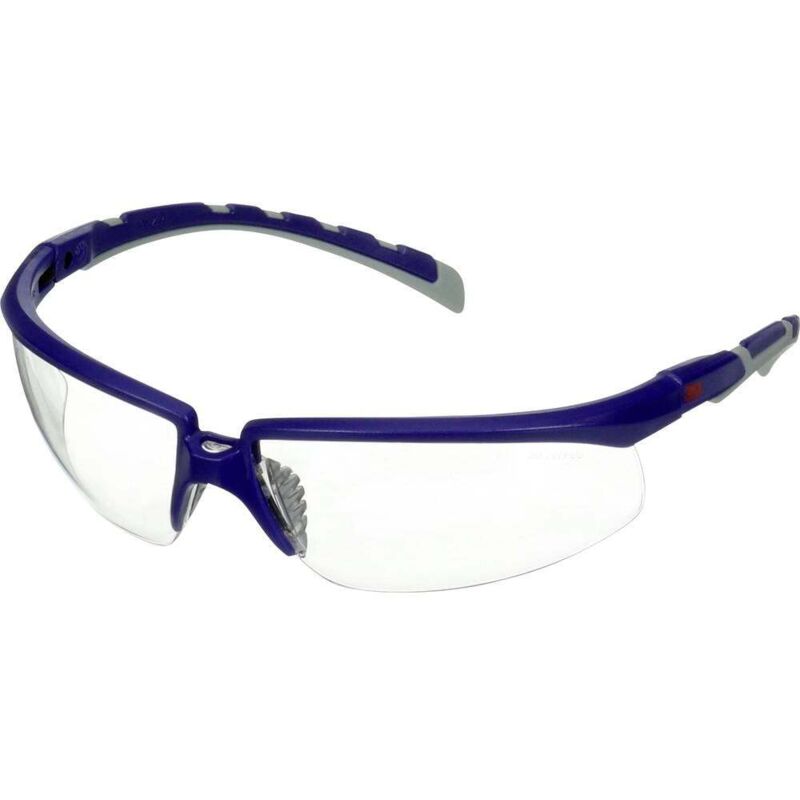 foto del prodotto 3m s2001af blu occhiali di protezione antiappannante, con protezione antigraffio, angolo regolabile blu, grigio en 166