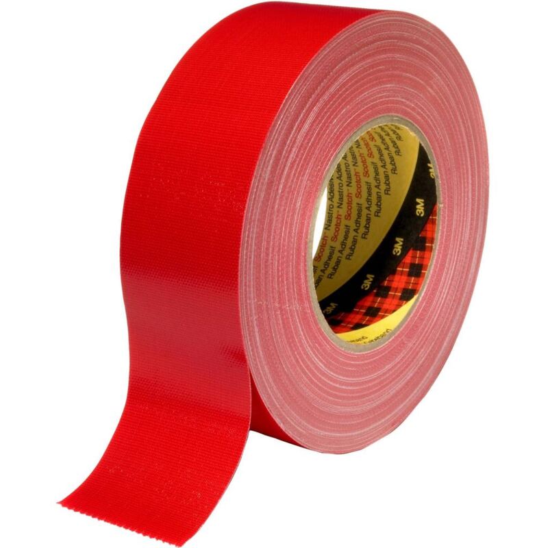 foto del prodotto 3m scotch 389r38 nastro in tessuto rosso l x l 50 m x 38 mm 1 pz.