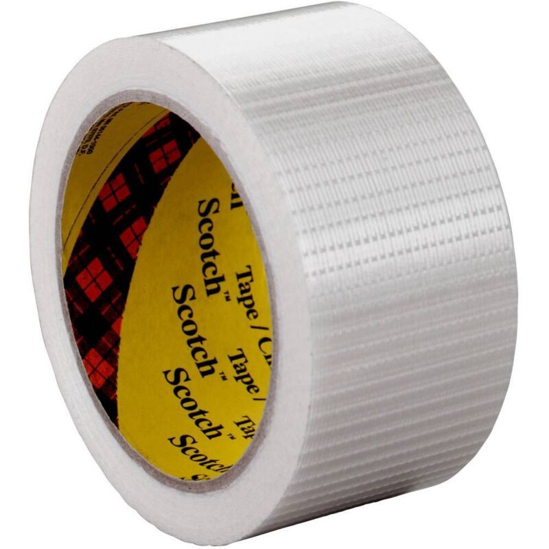 foto del prodotto 3m scotch 8959 5856464 nastro adesivo a filamenti trasparente l x l 50 m x 50 mm 1 pz.