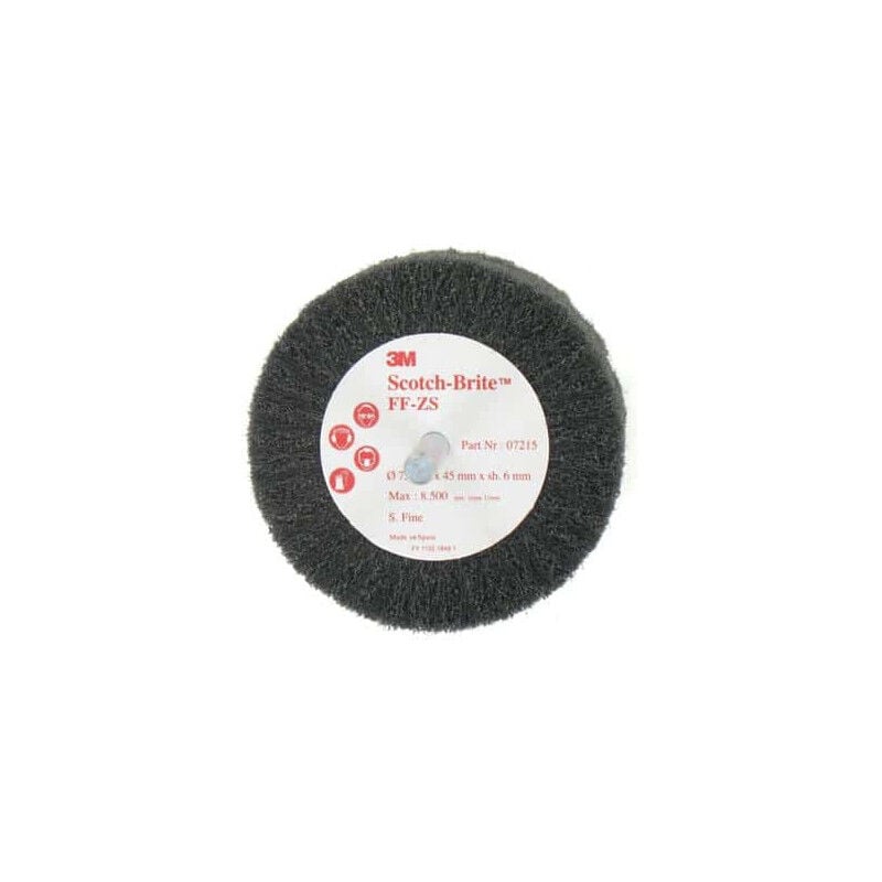foto del prodotto 3m scotch brite pennello ff zs bene diametro di 75 mm x 10