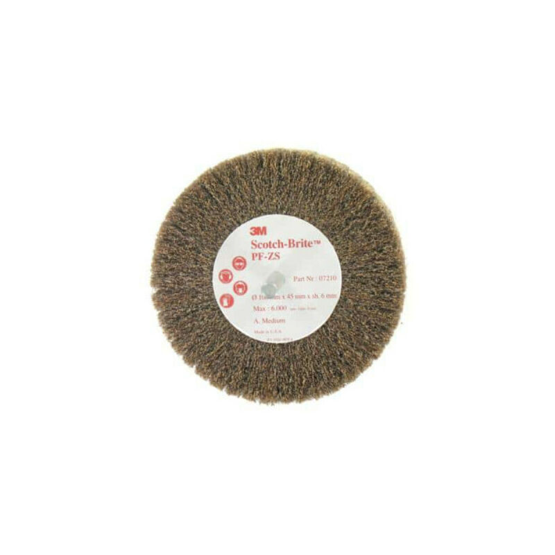 foto del prodotto 3m scotch brite pennello pf zs medio diametro di 100 mm x 1