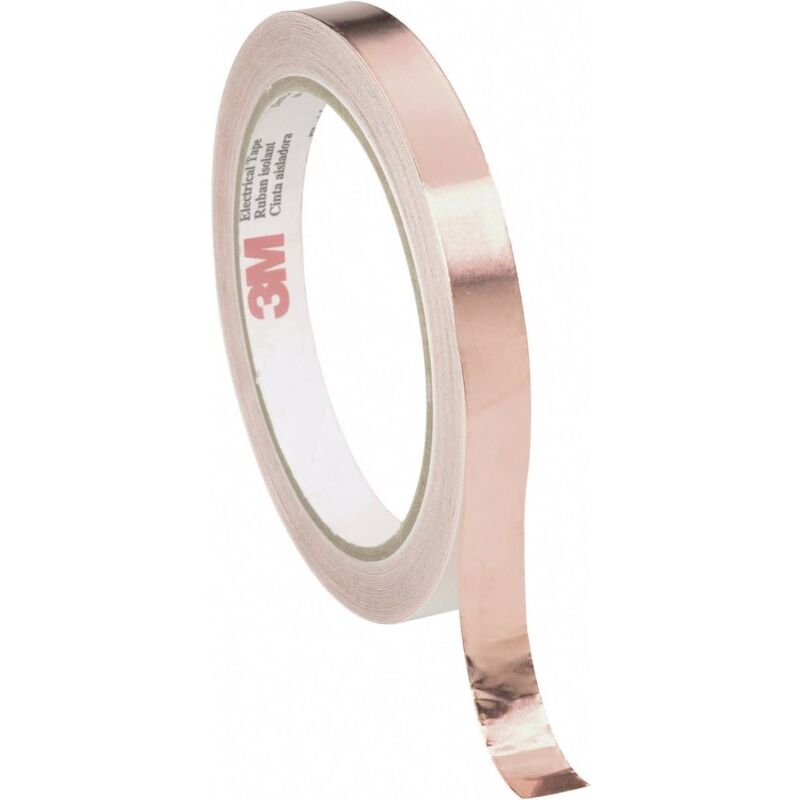 foto del prodotto 3m scotch scotch 1181 et118115x16.5 nastro di schermatura scotch 1181 rame l x l 16.5 m x 15 mm 1 pz.