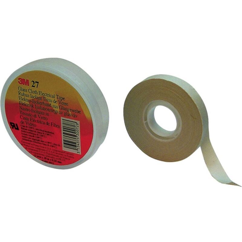 foto del prodotto 3m scotch scotch 27 scotch27u 19x20 nastro in tessuto scotch 27 bianco l x l 20 m x 19 mm 1 pz.