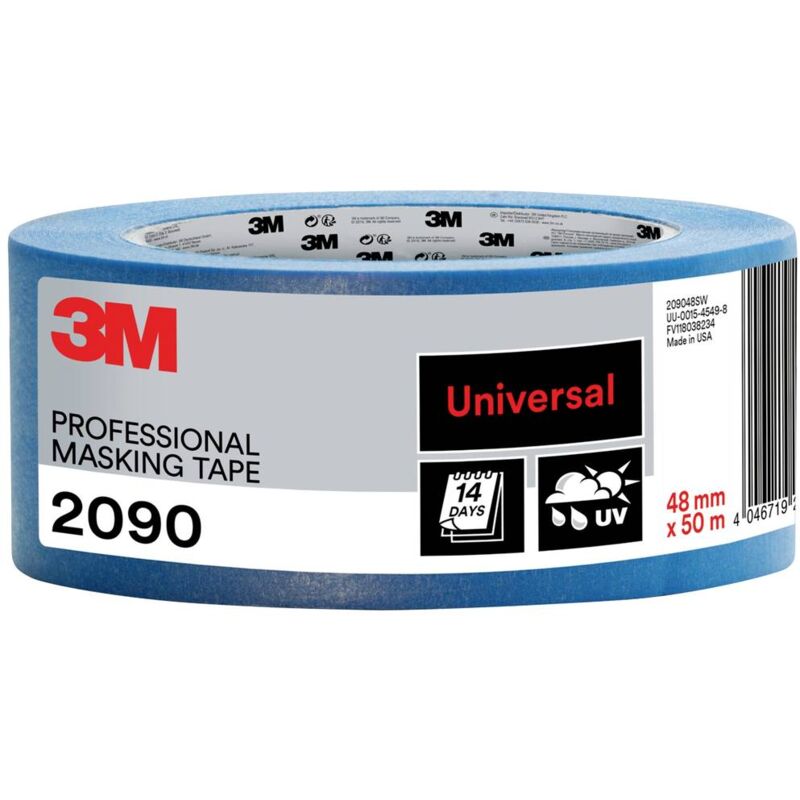 foto del prodotto 3m scotch super pt209048 nastro di mascheratura per pittura blu l x l 50 m x 48 mm 1 pz.