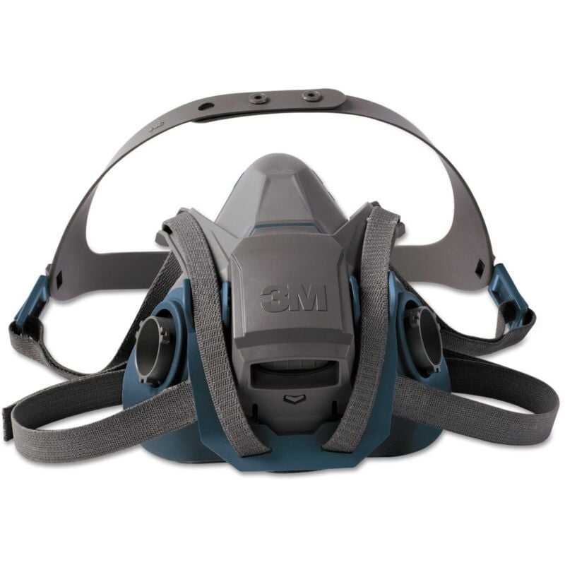 foto del prodotto 3m semimaschera comfort riutilizzabile 6503ql, taglia grande, certificata di sicurezza en