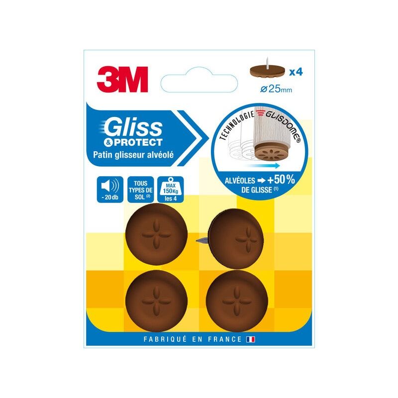 foto del prodotto 3m set di 4 pattini n a