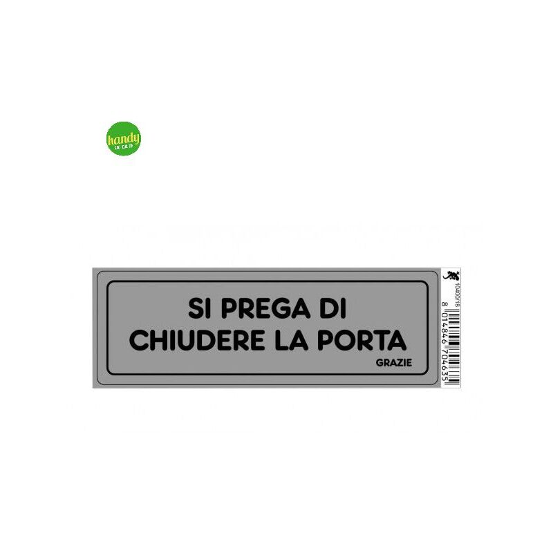 foto del prodotto 3m targhetta adesiva chiudere la porta 15 x 5 x 0,5 cm