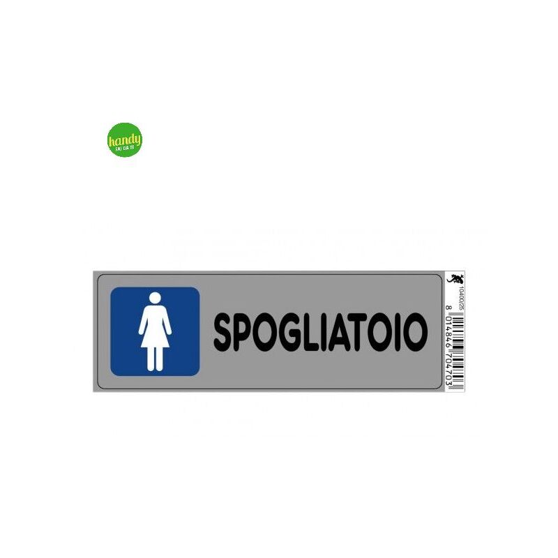 foto del prodotto 3m targhetta adesiva spogliatoi 15 x 5 x 0,5 cm