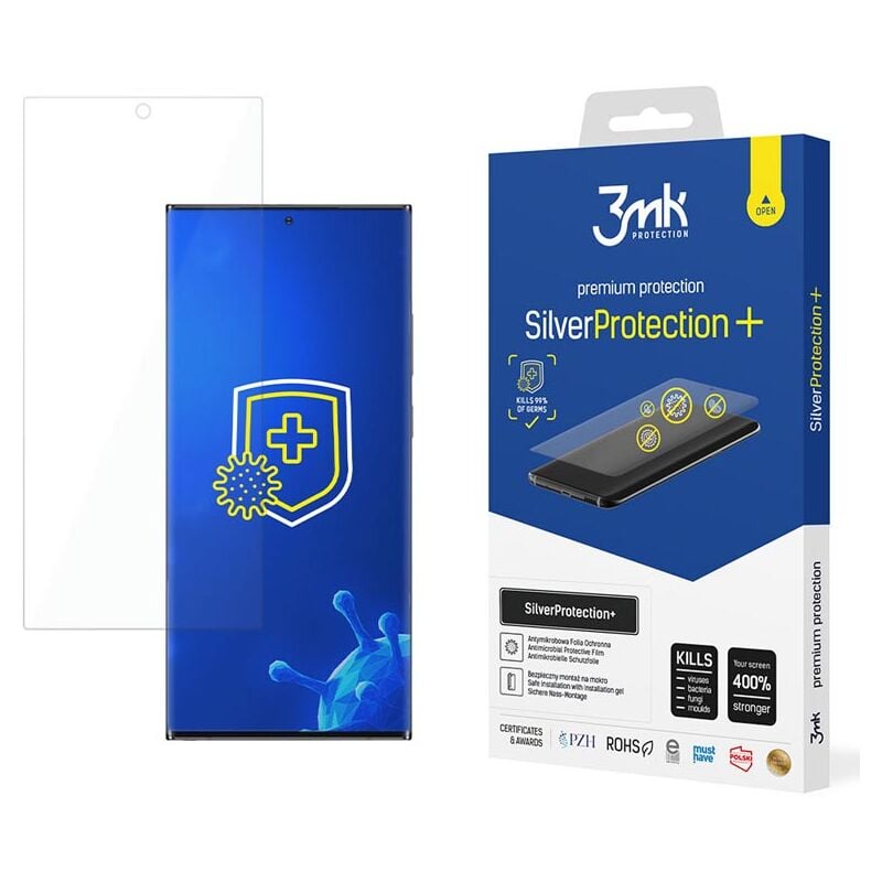 foto del prodotto 3mk silver protect schutzfolie f r samsung galaxy s22 ultra