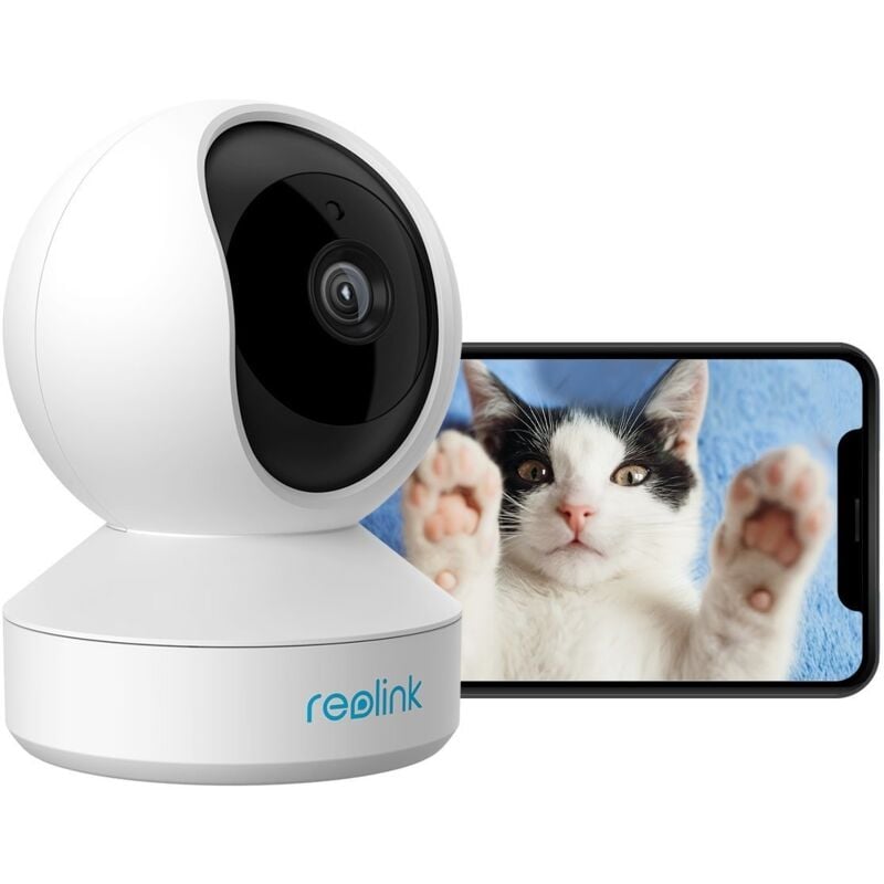 foto del prodotto 3mp telecamera ip wi fi interno con pan tilt, baby monitor, videocamera di sorveglianza wifi da 2.4 ghz con audio a 2 vie, visione notturna e