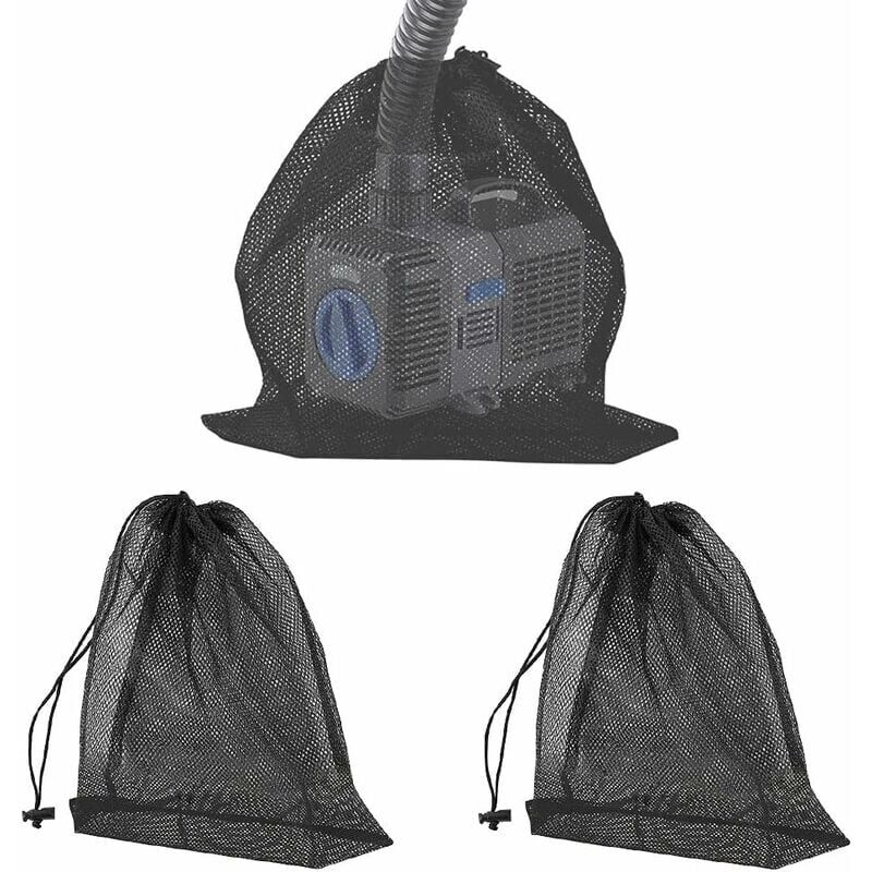 foto del prodotto 3pcs sacchetto a rete per filtro pompa sacchetto per filtro pompa stagno aiperq