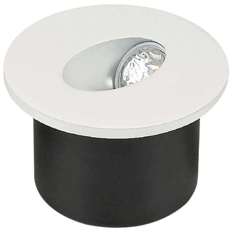 foto del prodotto 3w led faretto calpestabile corpo rotondo 3000k luce calda