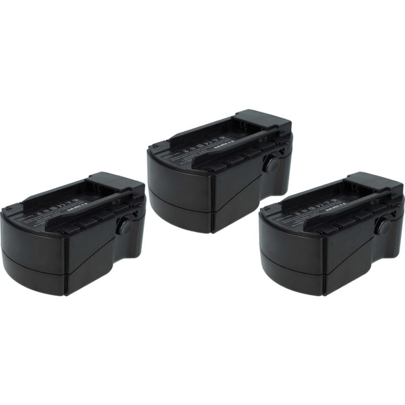 foto del prodotto 3x batteria compatibile con hilti wsr 650 a, wsc 6.5, uh 240 a, wsc 55 a24, te 2 a, sfl 24 attrezzo da lavoro 2500 mah, nimh, 24 v vhbw