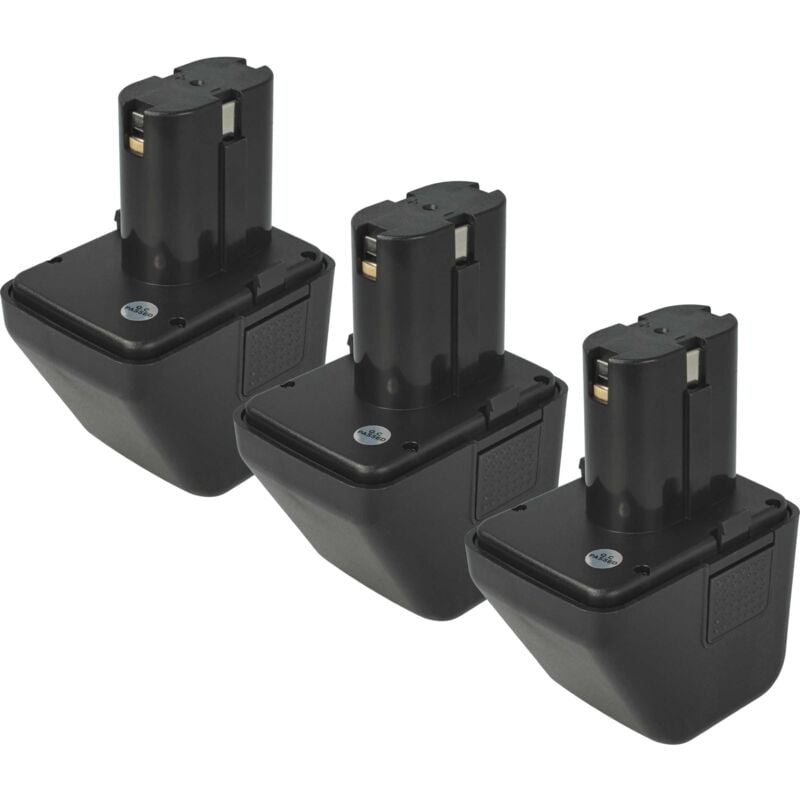 foto del prodotto 3x batteria compatibile con lematec 12 v utensile elettrico, utensile per montare rivetti ciechi 3000 mah, nimh, 12 v vhbw