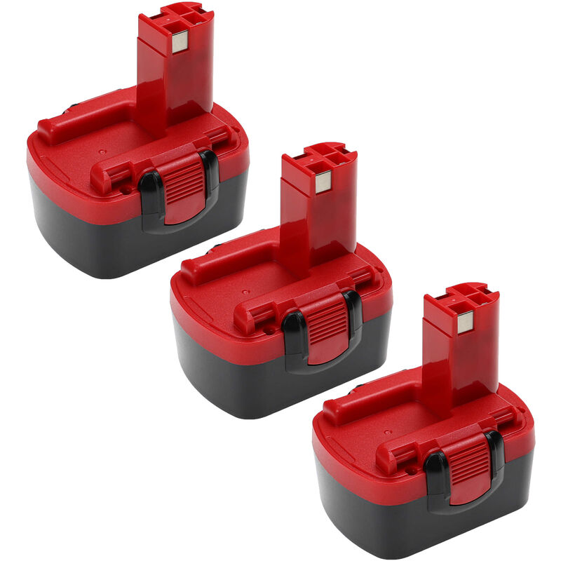 foto del prodotto 3x batteria sostituisce bosch 2 610 909 013, bat038, bat025, bat159, bat140, bat041, bat040 per utensile elettrico 2500 mah, nimh, 14,4 v vhbw