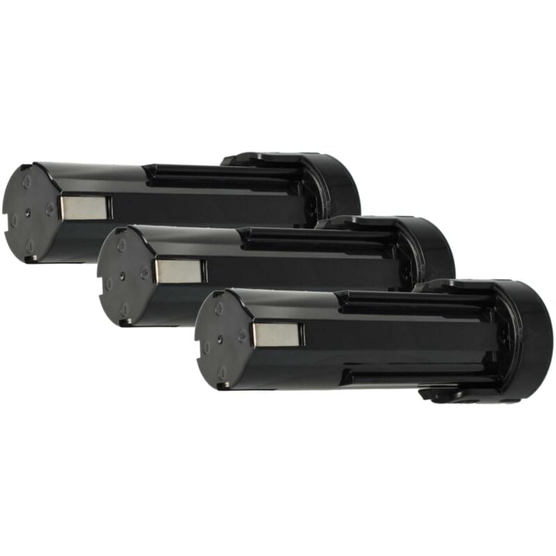 foto del prodotto 3x batteria sostituisce weidm ller 9007450000 per utensile elettrico (3300 mah, nimh, 2,4 v) - vhbw