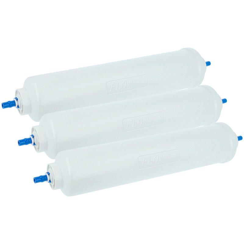 foto del prodotto 3x cartuccia filtro per l acqua compatibile con siemens ka80da40me 01, ka80da40sa 01 frigorifero side by side vhbw