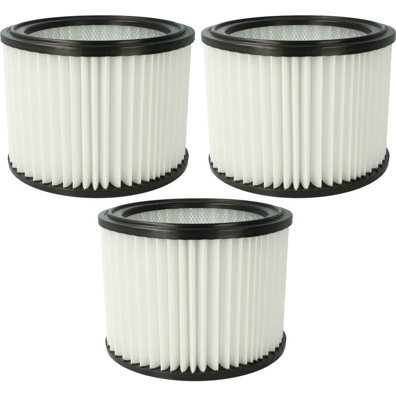 foto del prodotto 3x elemento filtrante compatibile con nilfisk multi ii 22, ii 22 inox, ii 30 t, ii 30 t inox vsc, ii 50 inox aspiratore secco umido - microfibra