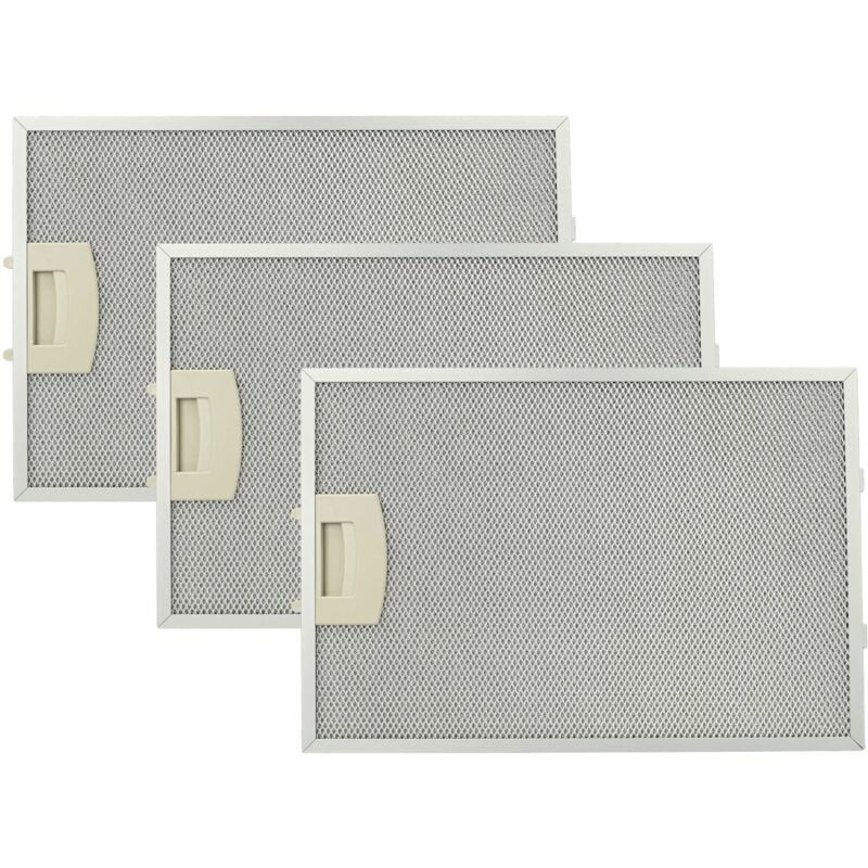 immagine 0 del prodotto 3x filtri anti grasso permanente compatibile con bosch dke765a 02, dke785c 01, dke785c 02, dke965a 01, dke965a 03 cappa da cucina, metallo vhbw