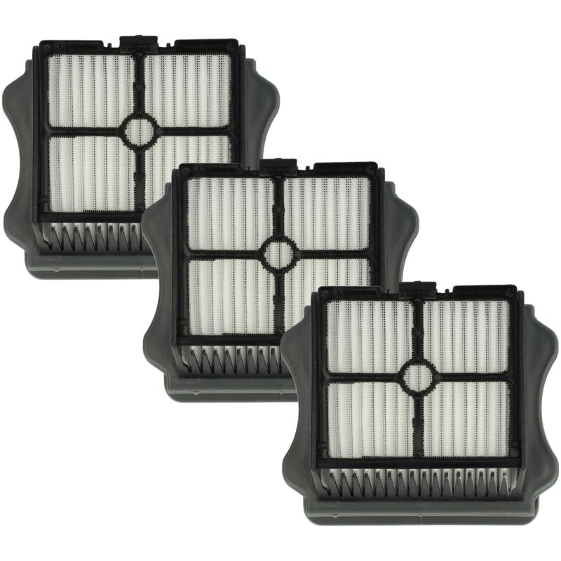foto del prodotto 3x filtro a pieghe piatte compatibile con tineco floor one s5, floor one s3 aspirapolvere umido secco elemento filtrante vhbw