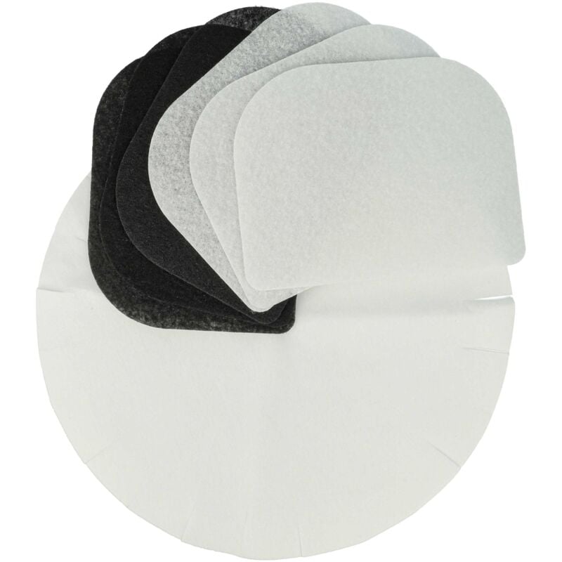 foto del prodotto 3x filtro antigrasso, 3x filtro ai carboni attivi, 6x filtro di carta compatibile con delonghi serie d8 friggitrice set da 12pz. vhbw