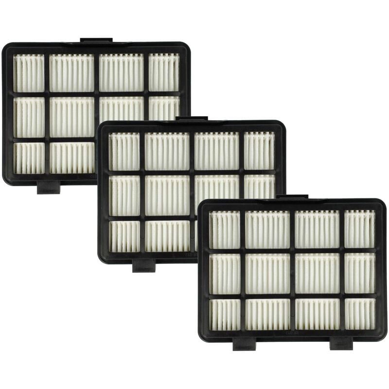 foto del prodotto 3x filtro compatibile con bosch bgs05a320 03, bgs05a322 03, bgs05a322 01, bgs05aaa1 03, bgs05aaa1 02 aspirapolvere - filtro hepa - vhbw