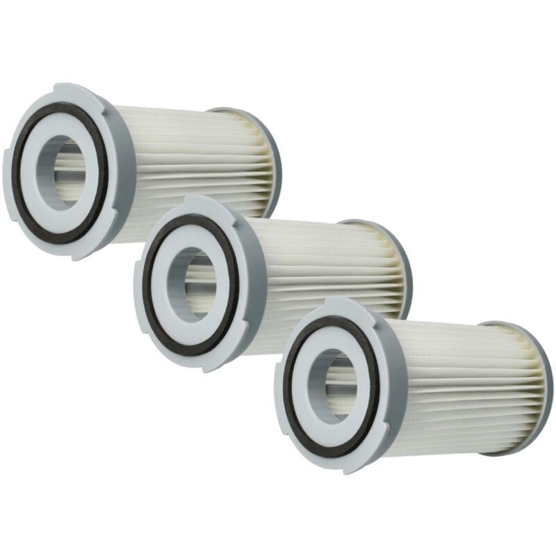 foto del prodotto 3x filtro compatibile con electrolux zti 7630, zti 7635, zti 7647, zti 7650 aspirapolvere - filtro aria di scarico, bianco - vhbw