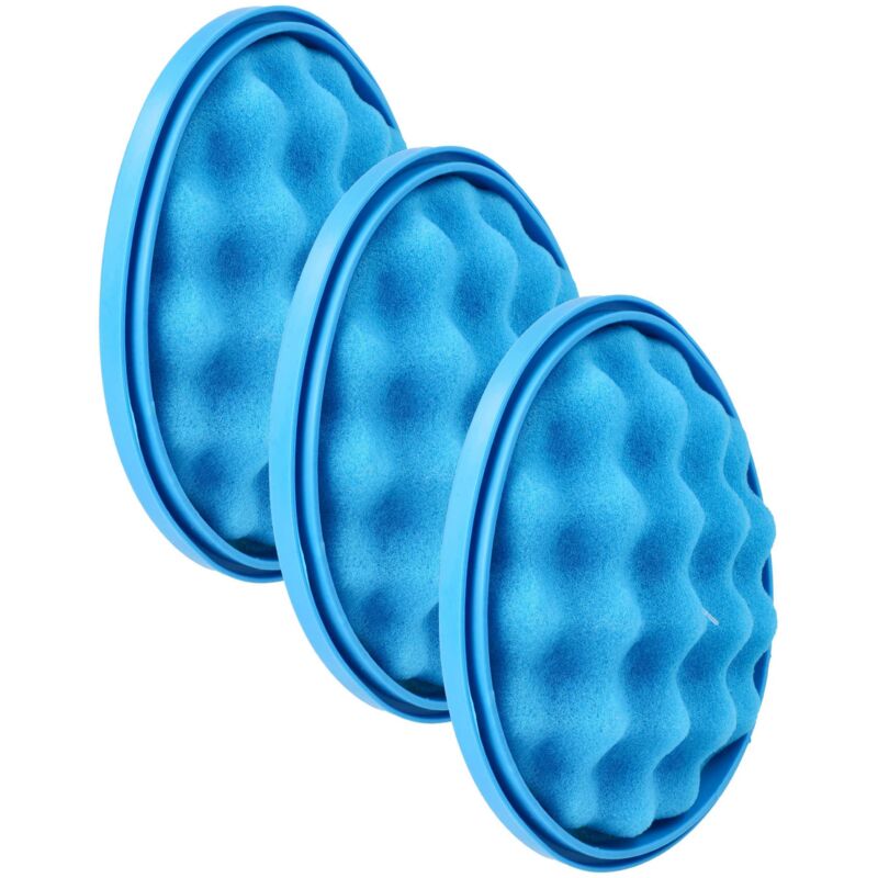 foto del prodotto 3x filtro compatibile con samsung sc15f50vv, sc15f50h1, sc12h7050h, sc15f50v3 aspirapolvere - filtro pre-motore in spugna - vhbw