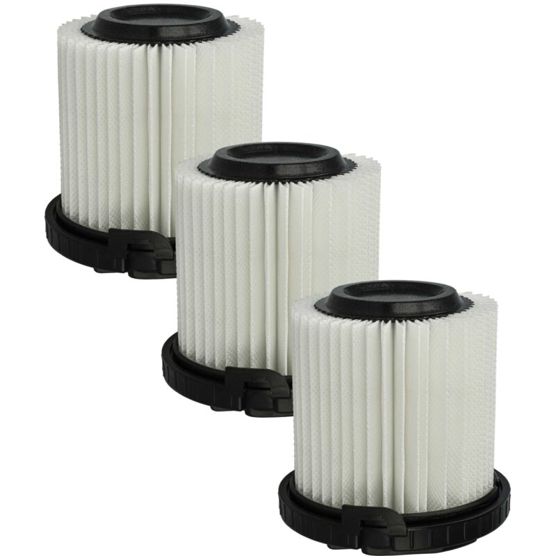 foto del prodotto 3x filtro polveri fini compatibile con k rcher vc 5 premium yellow aspirapolvere filtro dell aria bianco vhbw