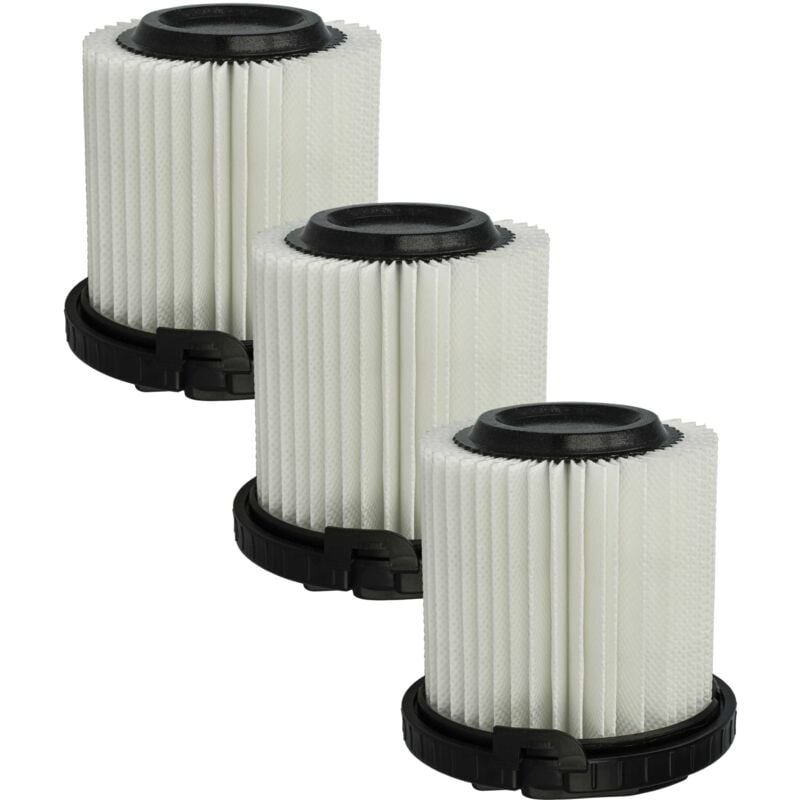foto del prodotto 3x filtro polveri fini sostituisce ean 4054278240985 per aspirapolvere filtro dell aria bianco vhbw
