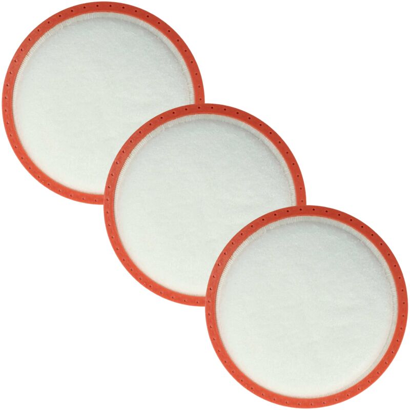 foto del prodotto 3x filtro pre-motore compatibile con dirt devil dd2720-6, dd2720-8, dd2720-7, dd2720-5, dd2720-4 aspirapolvere - filtro salvamotore - vhbw