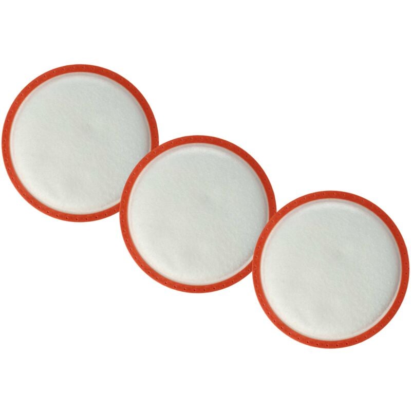 foto del prodotto 3x filtro pre-motore compatibile con dirt devil ultima dd2620-6, dd2620-5, dd2620-4, dd2620-3 aspirapolvere - filtro salvamotore - vhbw