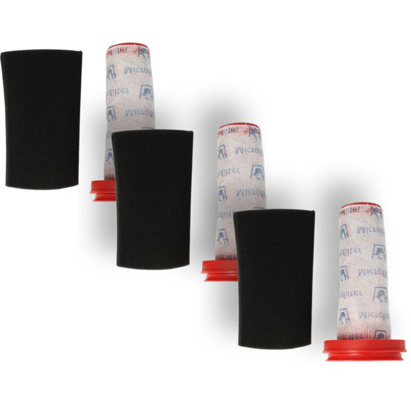 foto del prodotto 3x filtro salva-motore sostituisce bosch/siemens 12026520 per aspirapolvere - vhbw