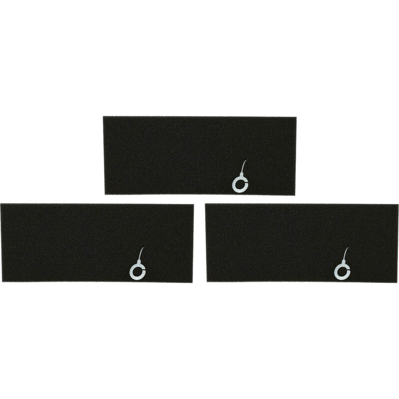 foto del prodotto 3x filtro sostituisce 17000301, 4242001238839 filtri per aspirapolvere filtro in spugna vhbw