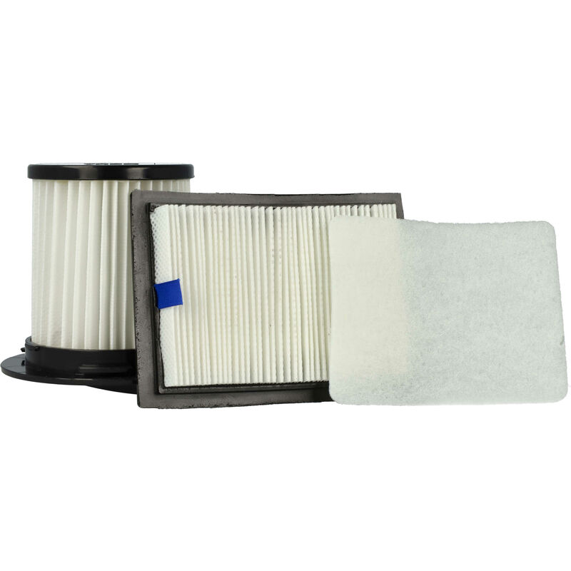 foto del prodotto 3x filtro sostituisce dirt devil 2725001 per aspirapolvere filtro aria di scarico, filtro centrale a lamelle, filtro pre motore vhbw