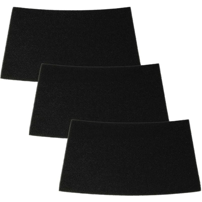 foto del prodotto 3x filtro sostituisce rowenta rs-ru3712 filtri per aspirapolvere - filtro in spugna - vhbw