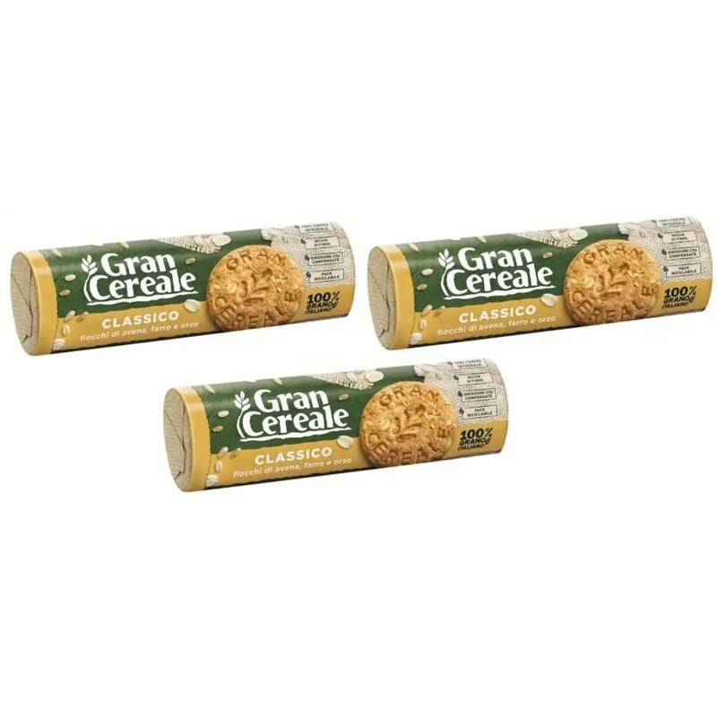 foto del prodotto 3x mulino bianco grancereale classico fiocchi d'avena farro e orzo 3x250gr