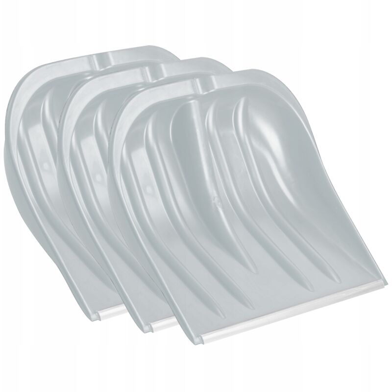 foto del prodotto 3x pala da neve, rimozione neve, plastica, senza manico, solida kadax