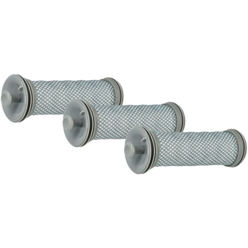 foto del prodotto 3x prefiltro compatibile con grundig vcp4830, vcp3830 aspirapolvere filtro per aspirapolvere, filtro rotondo vhbw