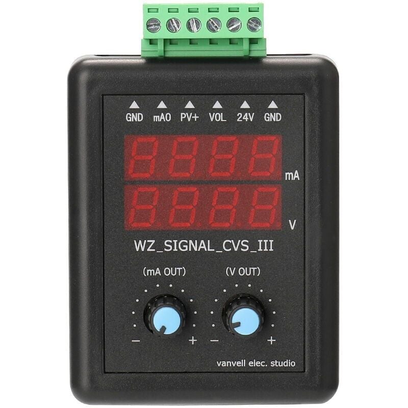 foto del prodotto 4 20ma 0 10v 24v generatore di segnale trasmettitore di tensione di corrente sorgente di segnale sorgente di corrente costante con display