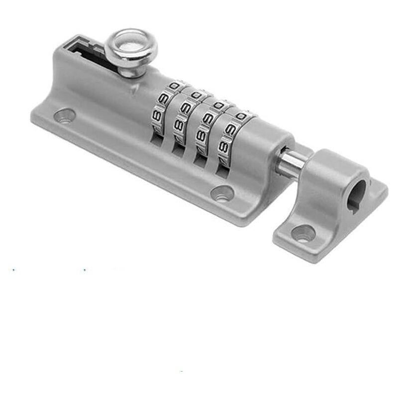 foto del prodotto 4 digit combination lock combination lock bolt combination lock white