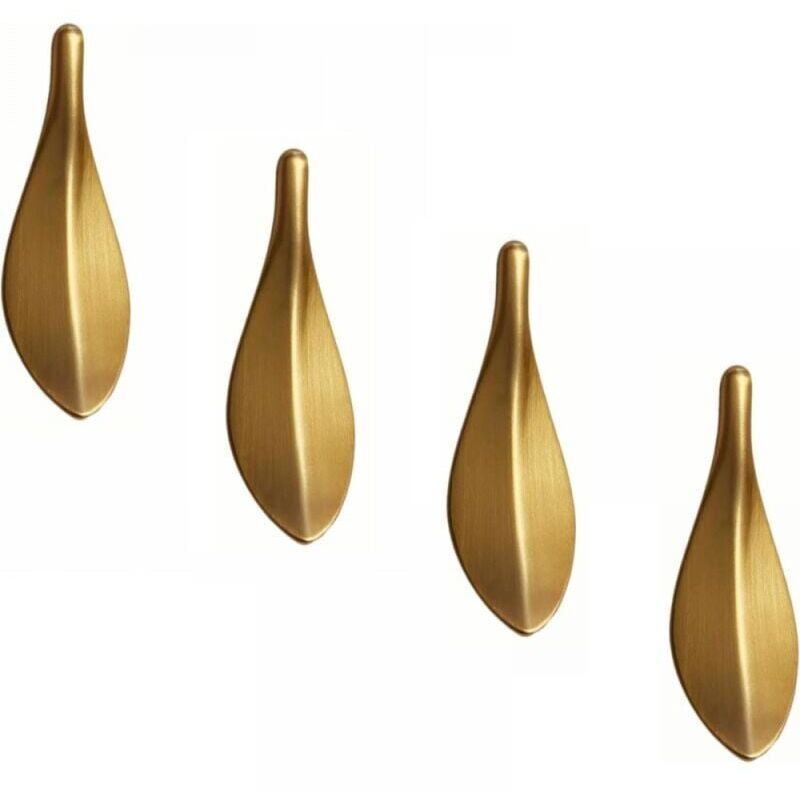 foto del prodotto 4 maniglie per mobili in lega di zinco, maniglie per mobili da cucina, maniglie in foglia d oro, maniglie per mobili da cucina, cassetti, decorazione