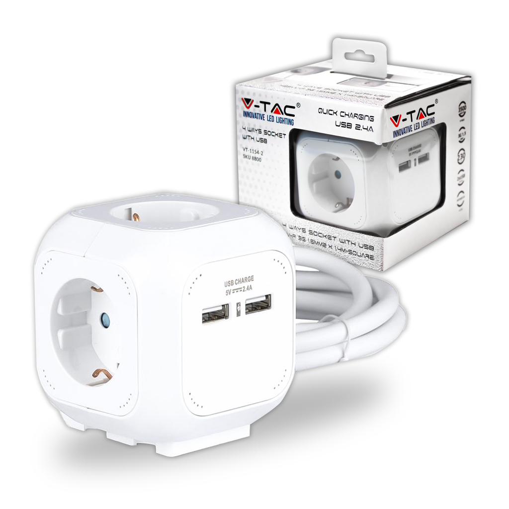 foto del prodotto 4 modi per la presa con usb cubic 3g 1,55 mm 1,4 m