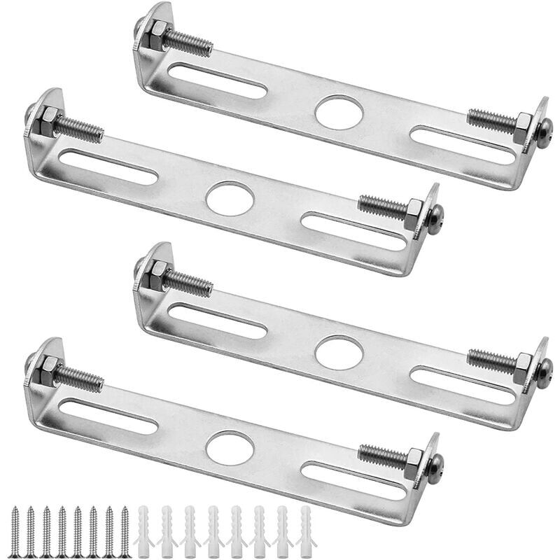 foto del prodotto 4 pack 90mm staffe per plafoniere accessori per illuminazione a sospensione plafoniere lampade a sospensione piastra di base per plafoniere mensole e