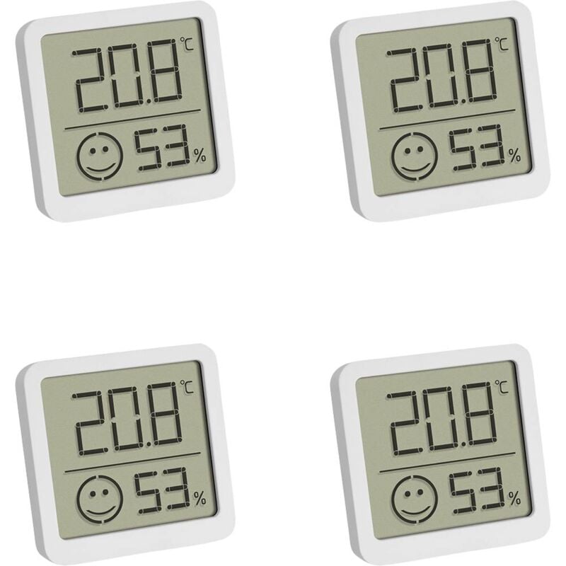 foto del prodotto 4 pack termoigrometro bianco 30.5053.02.04 tfa dostmann