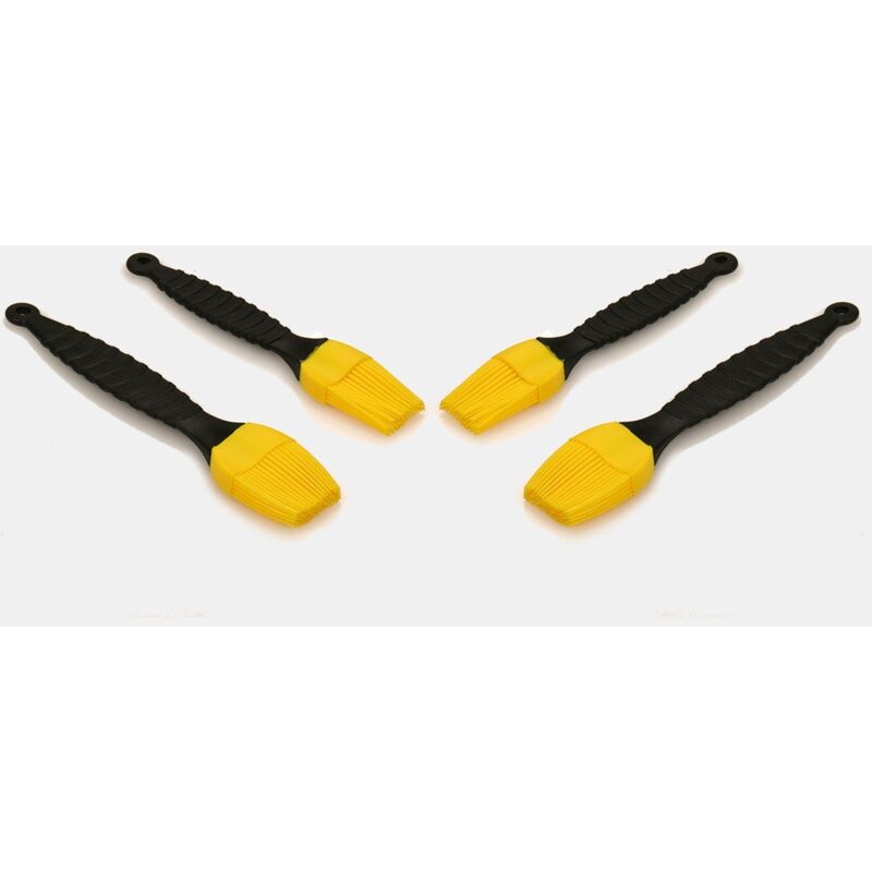 foto del prodotto 4 pennelli da cucina in silicone 18 e 21 cm