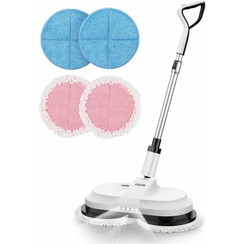 foto del prodotto 4 pezzi aspirapolvere elettrico per mocio, blu rosa senza mocio 
