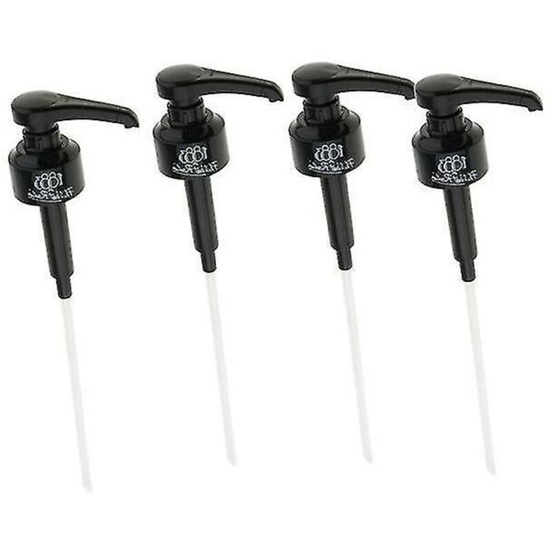 foto del prodotto 4 pezzi di caff 1 litro distributore pompa sciroppo distributore liquido nero per sciroppo monin 10 ml bottiglia di succo