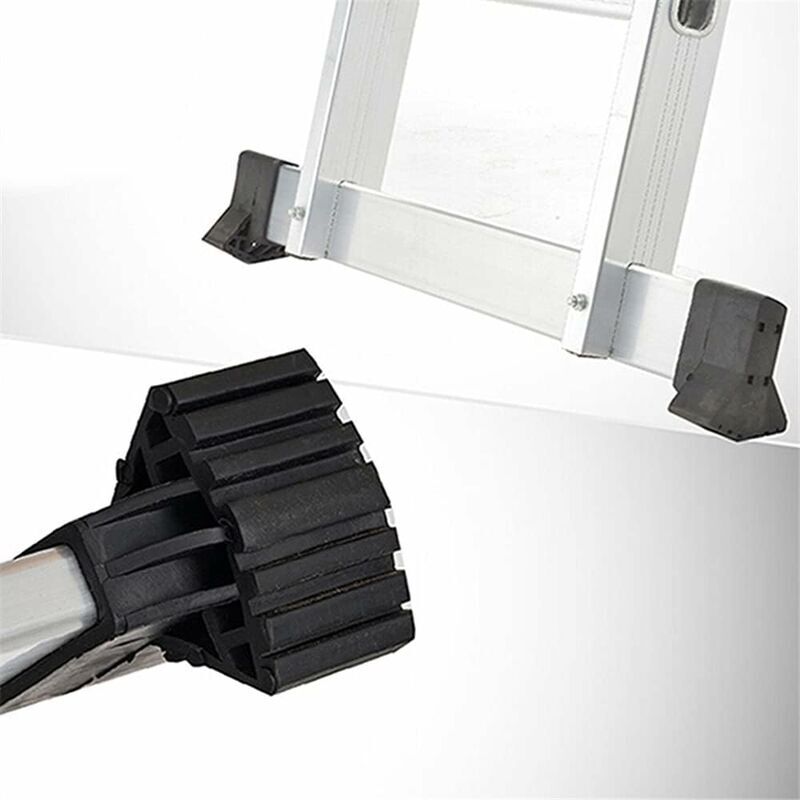 foto del prodotto 4 pezzi di cuscinetti in gomma antiscivolo per scale, piedini per scale e piedini di sicurezza