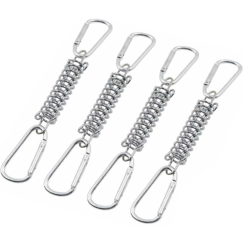 foto del prodotto 4 pezzi di fissaggio per tenda da sole con fibbia a molla di tensione accessori per fissaggio tenda da sole in acciaio inossidabile con 4 molle
